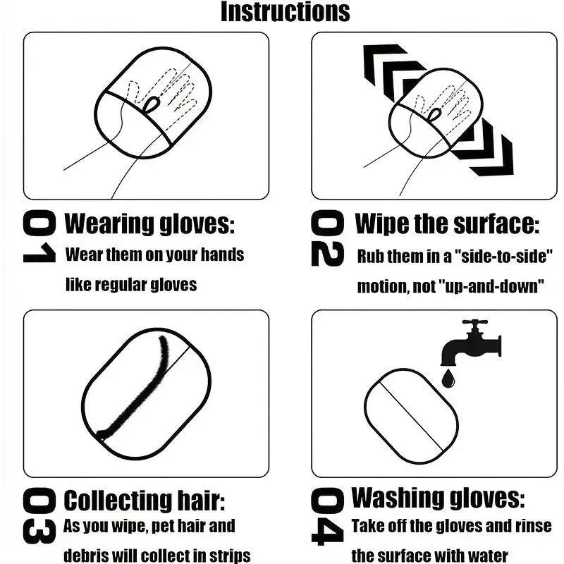 Petotic Premium Pet Hair Removal Glove