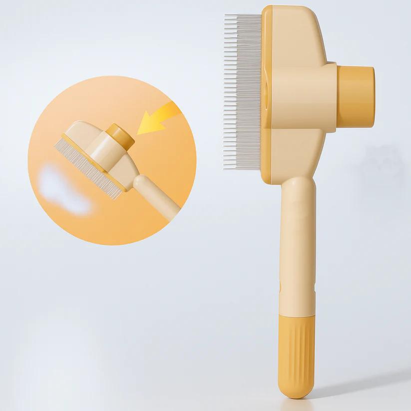 Petotic Self-Cleaning Grooming Brush for Cats & Dogs