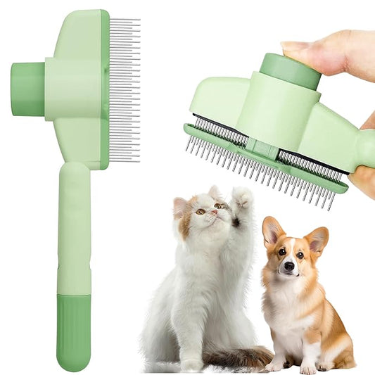 Petotic Self-Cleaning Grooming Brush for Cats & Dogs